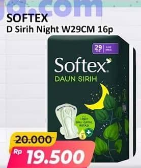 Promo Harga Softex Daun Sirih 29cm 16 pcs - Alfamart