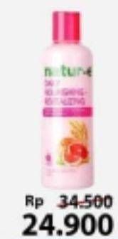 Promo Harga NATUR-E Hand Body Lotion Daily Nourishing 245 ml - Alfamart