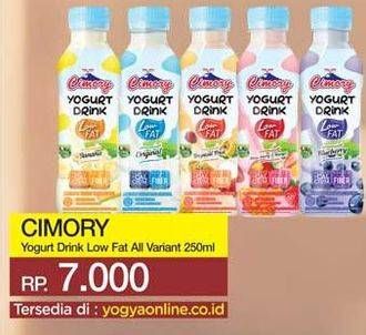 Promo Harga CIMORY Yogurt Drink Low Fat All Variants 250 ml - Yogya