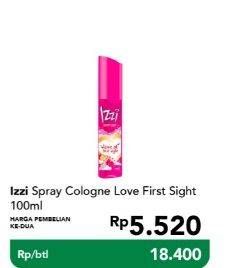 Promo Harga IZZI Spray Cologne Love First Sight 100 ml - Carrefour