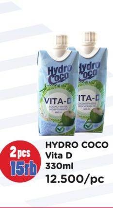 Promo Harga HYDRO COCO Vita-D 330 ml - Watsons