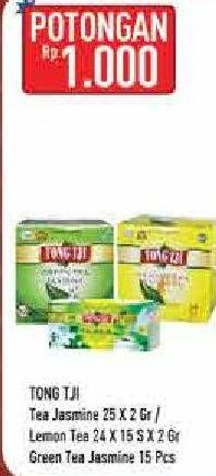 Promo Harga TONG TJI Teh Jasmine/Lemon Tea/Green Tea  - Hypermart
