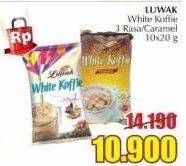 Promo Harga Luwak White Koffie 3 Rasa, Caramel 10 pcs - Giant