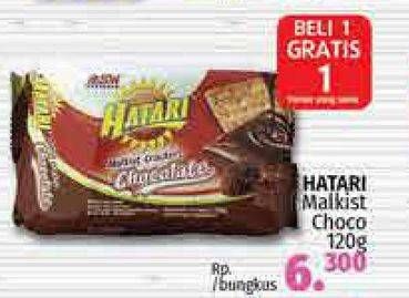 Promo Harga ASIA HATARI Malkist Crackers Chocolate 120 gr - LotteMart