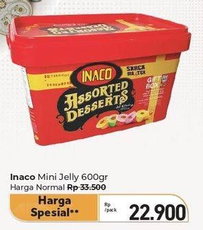 Promo Harga Inaco Mini Jelly per 40 cup 15 gr - Carrefour