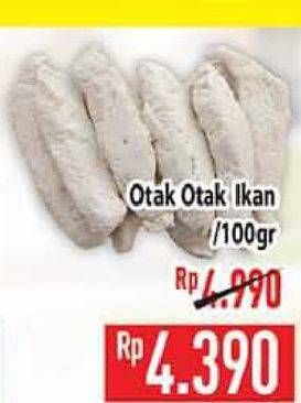 Promo Harga Otak-otak Ikan per 100 gr - Hypermart