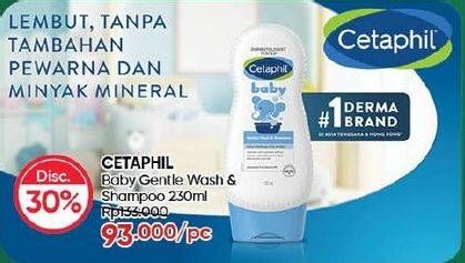 Promo Harga Cetaphil Baby Gentle Wash & Shampoo 230 ml - Guardian