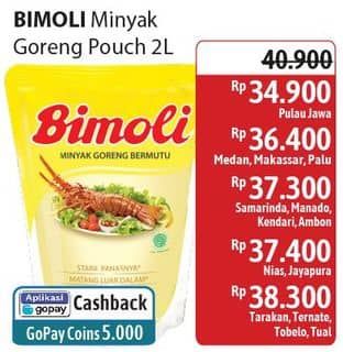 Promo Harga Bimoli Minyak Goreng 2000 ml - Alfamidi