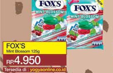 Promo Harga Foxs Crystal Candy Mint Blossom 125 gr - Yogya