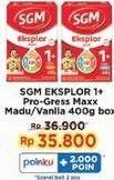 Promo Harga SGM Eksplor 1+ Susu Pertumbuhan Madu, Vanila 400 gr - Indomaret