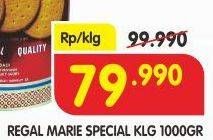 Promo Harga REGAL Marie Special Quality 1000 gr - Superindo