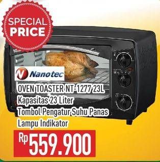 Promo Harga NANOTEC NT-1277 | Oven Toaster  - Hypermart