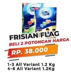 Promo Harga FRISIAN FLAG 123 Jelajah / 456 Karya All Variants per 2 box 1200 gr - Yogya