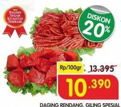 Promo Harga Daging Rendang, Giling Spesial  - Superindo