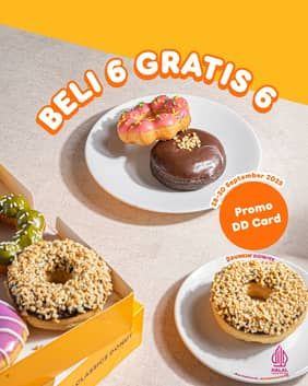 Promo Harga Beli 6 Gratis 6  - Dunkin Donuts