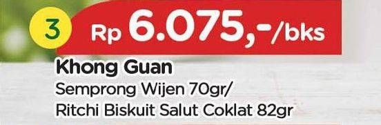 Harga Khong Guan Semprong Wijen/Khong Guan Ritchi Biskuit Salut