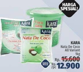 Promo Harga KARA Nata De Coco All Variants 1000 gr - LotteMart