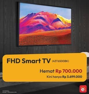 Promo Harga Samsung UA43T6500 | Smart LED TV  - Erafone