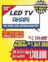 Promo Harga AKARI Led TV 32  - Hypermart