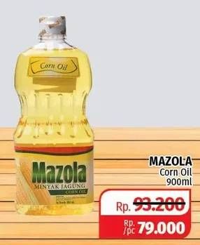 Promo Harga MAZOLA Oil Corn 900 ml - Lotte Grosir