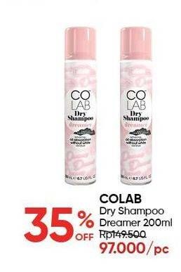 Promo Harga COLAB Dry Shampoo Dreamer 200 ml - Guardian