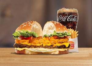 Promo Harga Burger King 3-Cheese Whopper® Jr  - Burger King