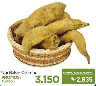 Promo Harga Ubi Bakar Cilembu per 100 gr - Carrefour