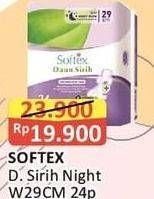 Promo Harga Softex Daun Sirih 29cm 24 pcs - Alfamart