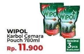 Promo Harga WIPOL Karbol Wangi Cemara 780 ml - Yogya
