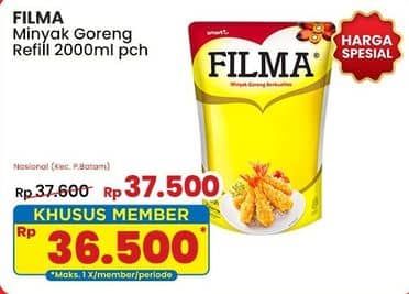 Promo Harga Filma Minyak Goreng 2000 ml - Indomaret