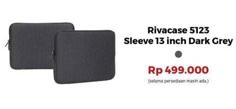 Promo Harga RIVACASE 5123 Sleeve For Macbook 13  - Erafone