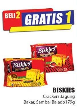 Promo Harga MUNCHYS Biskies Crispy Crackers Jagung Bakar, Sambal Balado 179 gr - Hari Hari