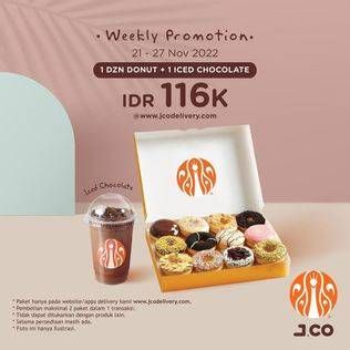 Promo Harga JCO Donuts 1 Dzn  - JCO