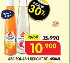 Promo Harga ABC Syrup Squash Delight All Variants 460 ml - Superindo