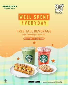 Promo Harga Well Spent Everyday  - Starbucks