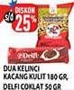 Promo Harga DUA KELINCI Kacang Kulit & DELFI Coklat  - Hypermart