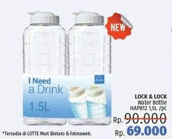 Promo Harga LOCK & LOCK Botol Minum HAP812 1500 ml - LotteMart
