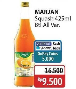 Promo Harga Marjan Syrup Squash All Variants 450 ml - Alfamidi