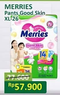 Promo Harga Merries Pants Good Skin XL26 26 pcs - Alfamart