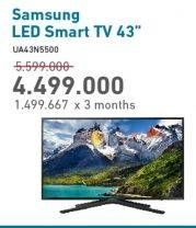 Promo Harga SAMSUNG UA43N5500 | Smart TV LED 43"  - Electronic City