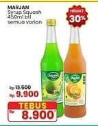 Promo Harga Marjan Syrup Squash All Variants 450 ml - Indomaret