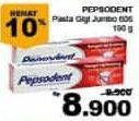 Promo Harga PEPSODENT Pasta Gigi Pencegah Gigi Berlubang White 190 gr - Giant
