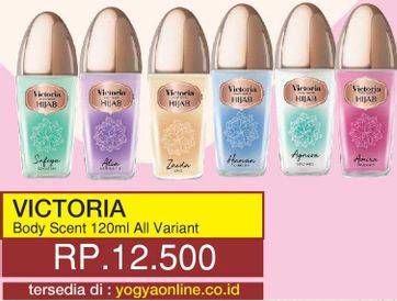 Promo Harga VICTORIA Perfumed Body Scent All Variants 120 ml - Yogya