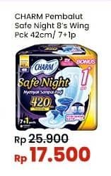 Promo Harga Charm Safe Night Gathers 42cm 8 pcs - Indomaret