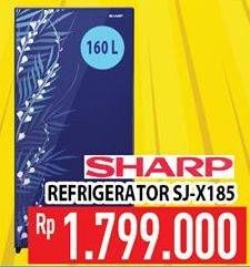 Promo Harga SHARP SJ-X185MG | Kulkas 1 Pintu  - Hypermart