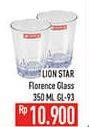 Promo Harga LION STAR Florence Glass GL-93 350 ml - Hypermart