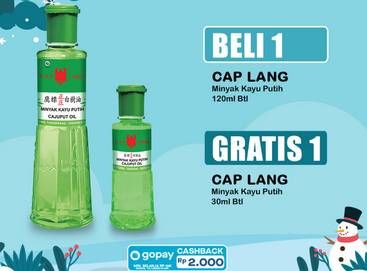 Promo Harga Cap Lang Minyak Kayu Putih 120 ml - Indomaret