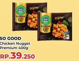 Promo Harga So Good Chicken Nugget Premium Original 400 gr - Yogya