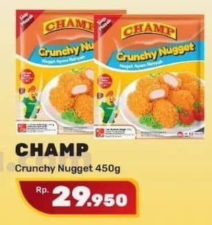 Promo Harga Champ Nugget Crunchy Nugget 450 gr - Yogya