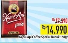 Promo Harga Kapal Api Kopi Bubuk Special 165 gr - Hypermart